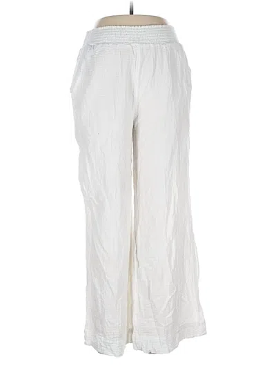 Pre-owned Faherty Casual Pants In White
