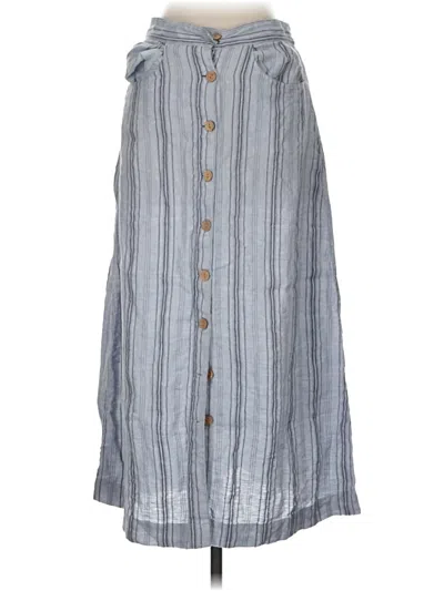 Pre-owned Faherty Casual Skirt In Gray