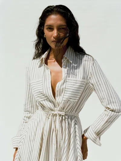 Faherty Catalina Shirt Dress In Multi