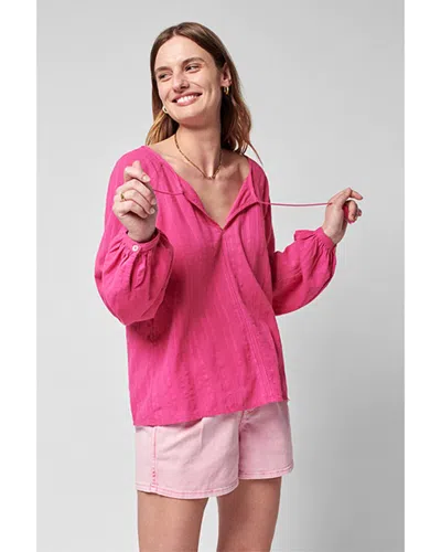 Faherty Celina Top In Pink