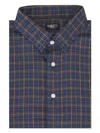 Faherty Check-pattern Shirt In Blue