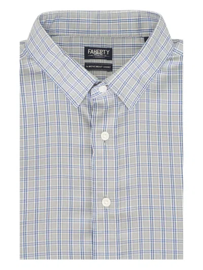 Faherty Check-pattern Shirt In Multi