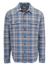 Faherty Checked Shirt In Blue