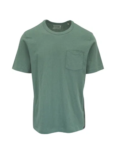 Faherty Chest-pocket T-shirt In Green