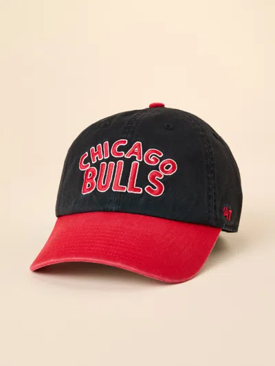 Faherty Chicago Bulls X '47 Clean Up Hat In Black