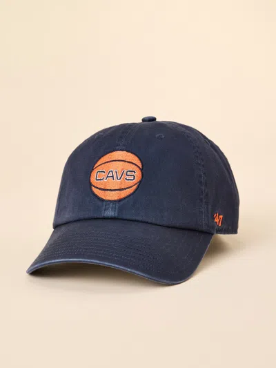 Faherty Cleveland Cavaliers X '47 Clean Up Hat In Navy