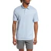 Faherty Cloud Cotton Blend Polo In Blue