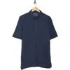 Faherty Cloud Cotton Blend Polo In Blue