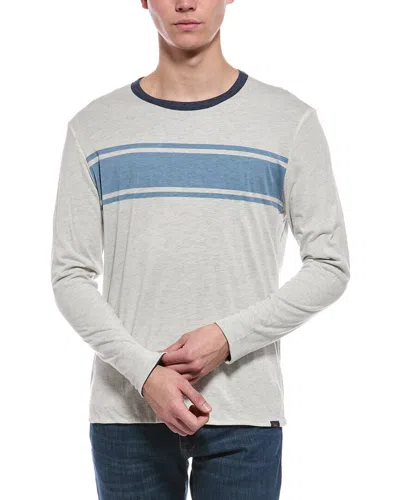 Faherty Cloud Crewneck Top In White