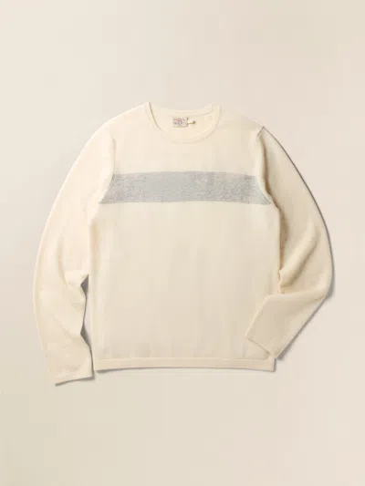 Faherty Coastal Crewneck Sweater In Coastal Cream
