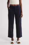 Faherty Coastline Ankle Organic Cotton Blend Chino Pants In Navy