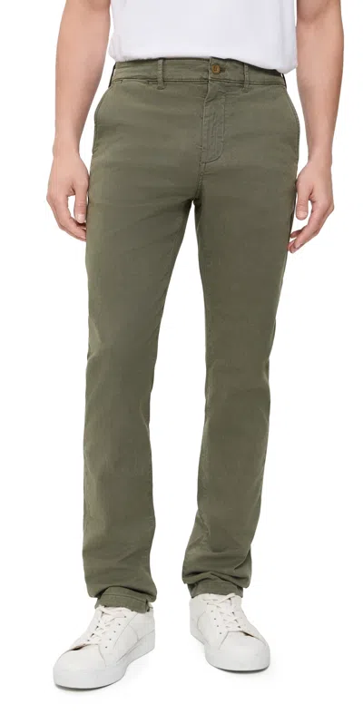Faherty Coastline Chino Pants Elm Olive In Green