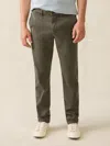 Faherty Stretch Corduroy Pant In Faded Black