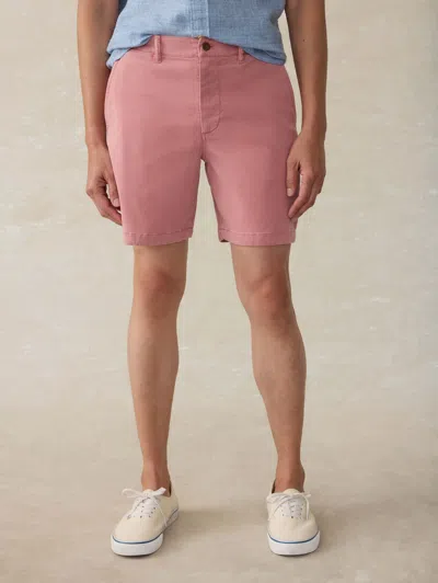 Faherty Coastline Chino Short (7") In Faded Flag