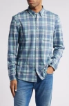 Faherty Coastline Knit Button-down Shirt In Multi