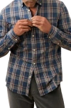 Faherty Coastline Knit Button-down Shirt In Blue