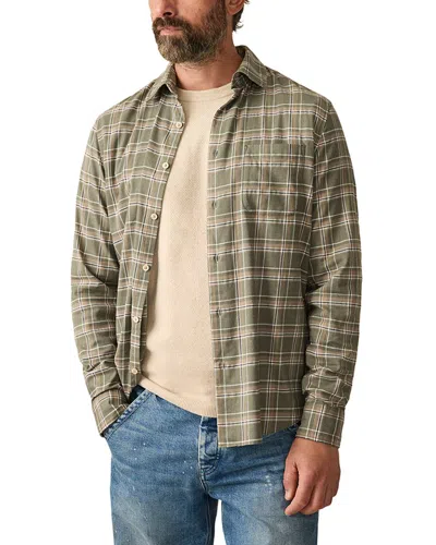 Faherty Coastline Knit Shirt In Pleasant Hill Plaid