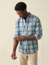 Faherty Coastline Knit Shirt In Holbrook Island Plaid