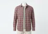 Faherty Coastline Knit Shirt In Redstone Forest Plaid In Multi
