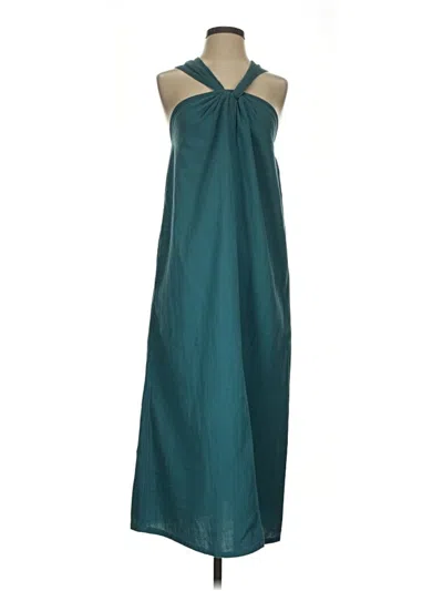Pre-owned Faherty Cocktail Dress In Teal