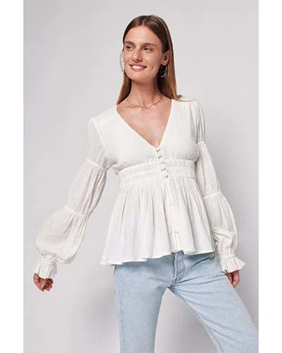 Faherty Colette Top In White