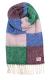 Faherty Block Stripe Alpaca-blend Scarf In Multi