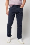Faherty Comfort Twill Five-pocket 2.0 Slim Fit Organic Cotton Pants In Navy