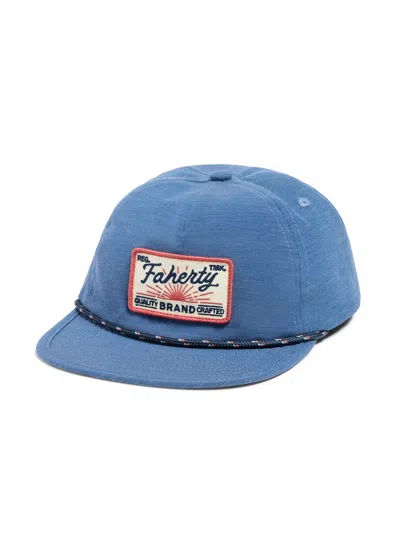 Faherty Corded All Day Hat In Navy Red