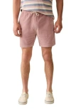 Faherty Corduroy Drawstring Shorts In Purple