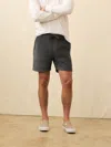 Faherty Corduroy Drawstring Utility Short In Gray