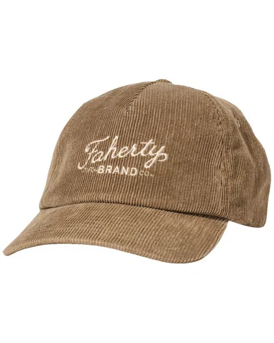 Faherty Corduroy Hat In Brown