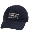 Faherty Corduroy Patch Hat In Black