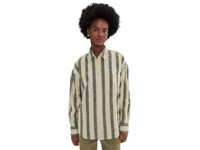 Faherty Cotton Linen Relaxed Shirt In Multi