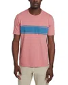 Faherty Surf Stripe Sunwashed Pocket T-shirt In Indigo Lava