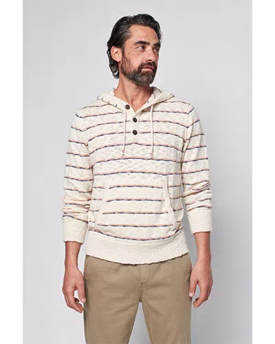 Faherty Cove Poncho Hoodie In Neutral