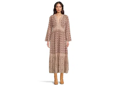 Faherty Dakota Dress In Brown