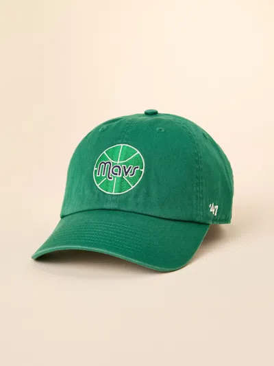 Faherty Dallas Mavericks X '47 Clean Up Hat In Kelly