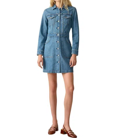 Faherty Michelle Denim Dress In Sea Bright Wash