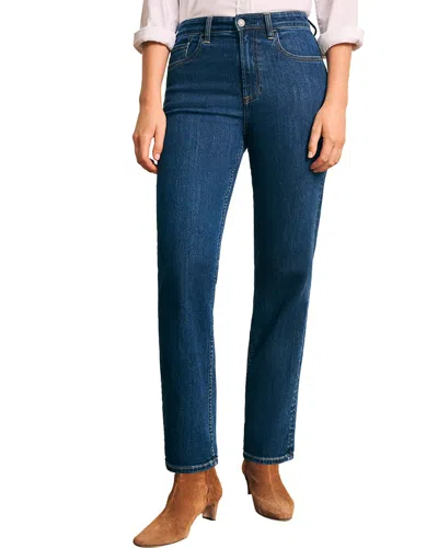 Faherty Denim Slim Straight Jean In Blue