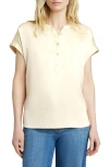 Faherty Sandwashed Silk Desmond Top In Pearled Ivory