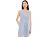 Faherty Devin Dress In Blue