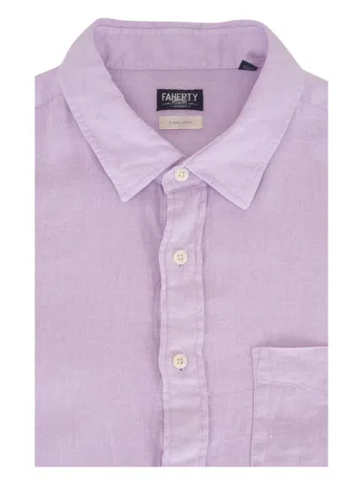 Faherty Dobby Linen Shirt
