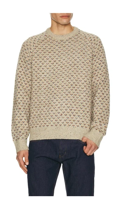 Faherty Donegal Crew Neck Sweater In Multi
