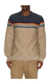Faherty Donegal Crew Neck Sweater In Multi