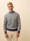 Faherty Donegal Crew Sweater In Gray