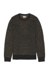 Faherty Donegal Crew Sweater In Grey