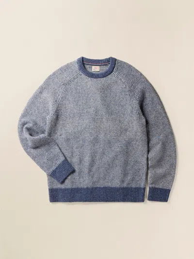 Faherty Donegal Crew Sweater In Sea Feeder Marl