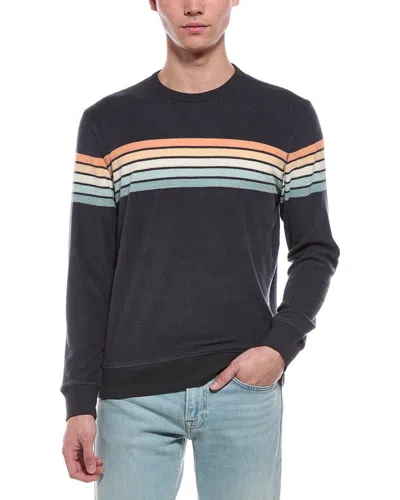 Faherty Donegal Crewneck Sweater In Black