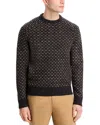 Faherty Donegal Crew Sweater In Charcoal