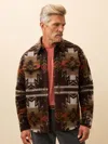 Faherty Doug Good Feather Range Fleece Lined Cpo In Black